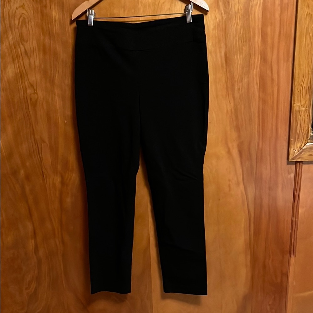 Hilary Radley Black Cropped Ankle Pants 28” inseam